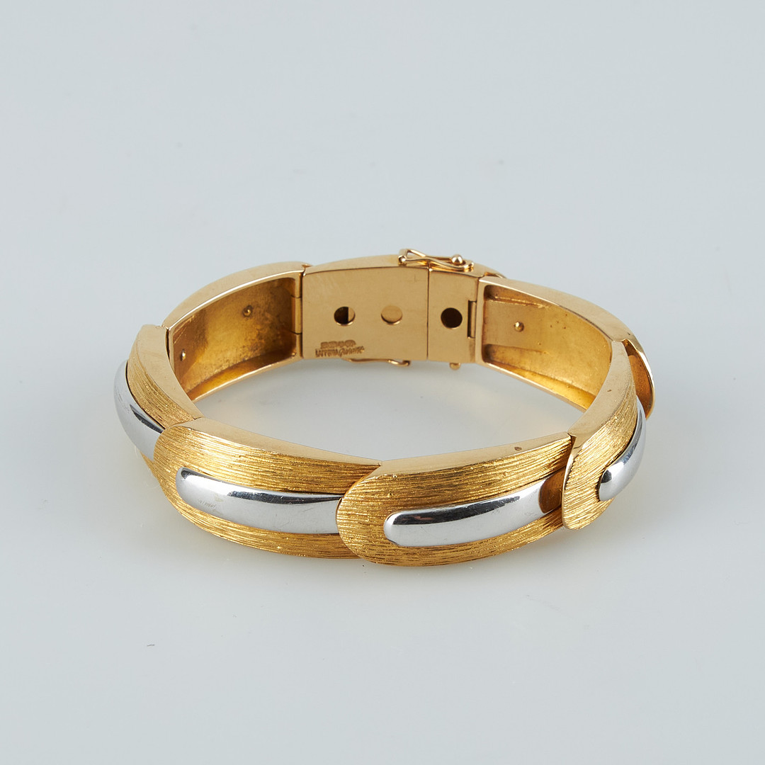 JUHANI LINNOVAARA. ARMBAND, 18K guld, Lapponia 1973.