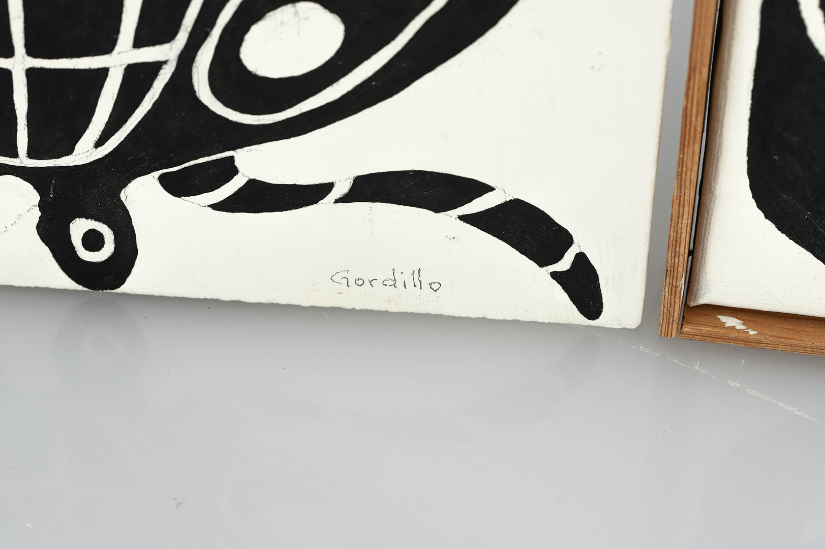 JOSÉ GORDILLO (1940-2022). Olja på duk/masonit, 3 st, figurer, signerade Gordillo.