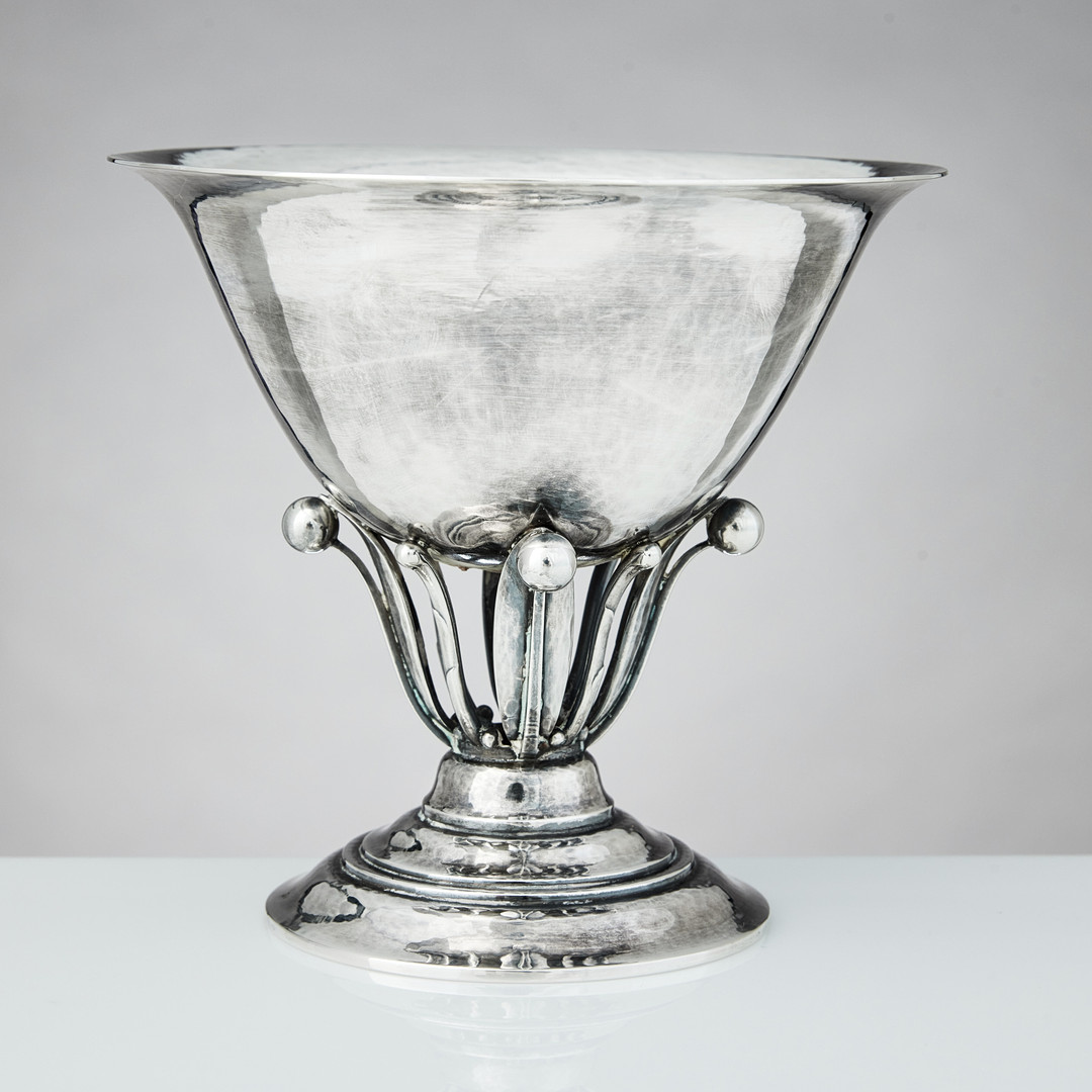 JOHAN ROHDE. Skål, sterling silver, Georg Jensen, Danmark efter 1945. Design nr 17 A.