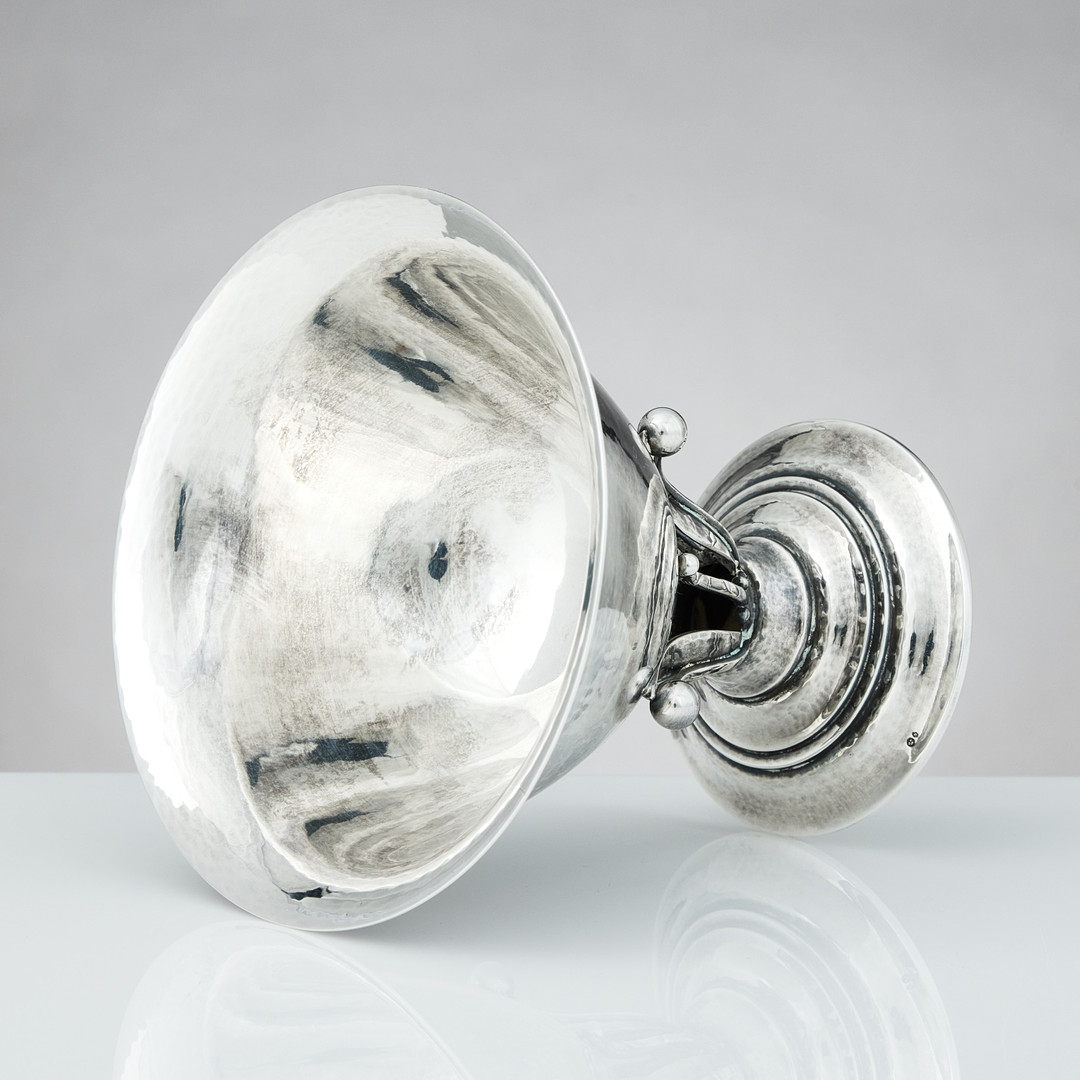 JOHAN ROHDE. Skål, sterling silver, Georg Jensen, Danmark efter 1945. Design nr 17 A.
