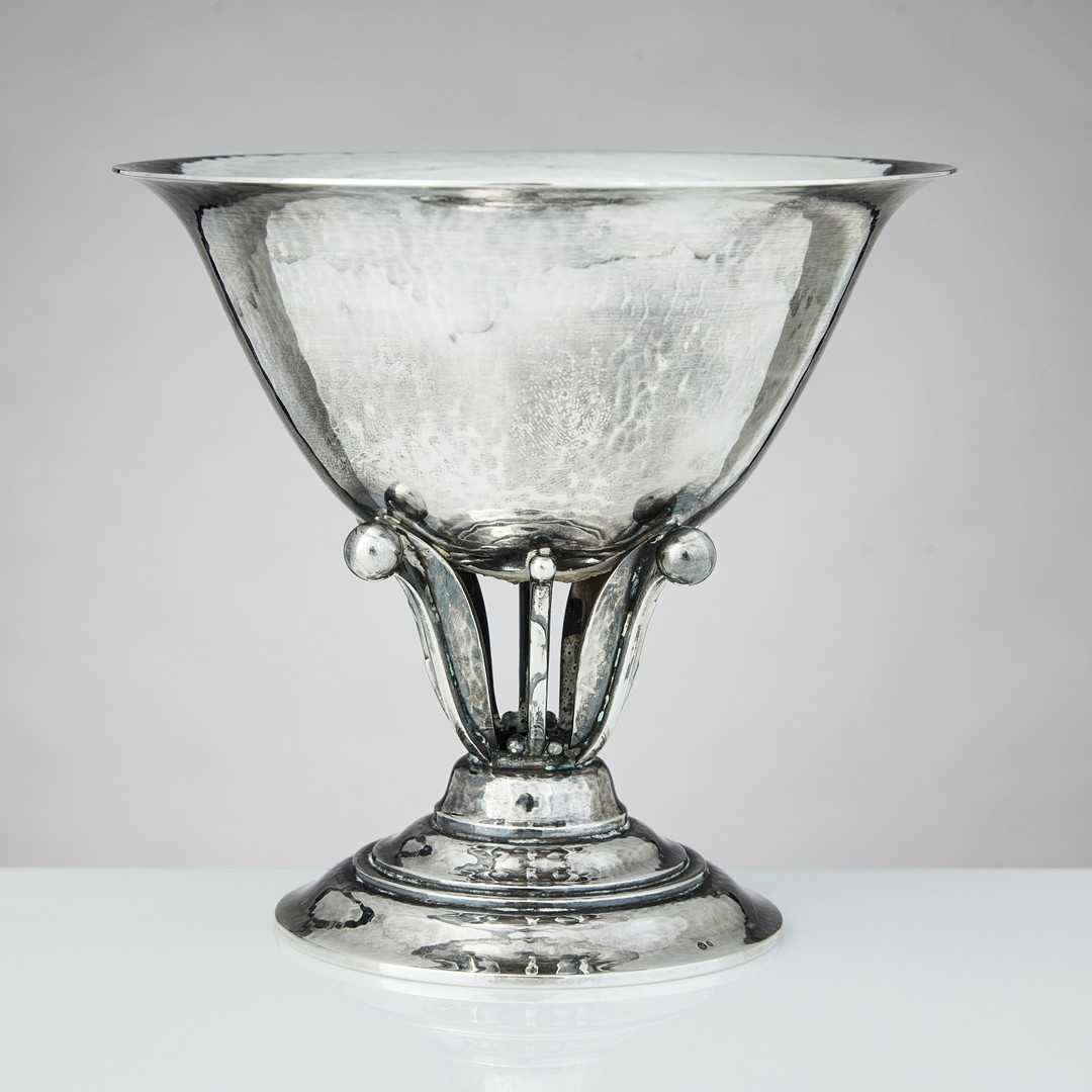JOHAN ROHDE. Skål, sterling silver, Georg Jensen, Danmark efter 1945. Design nr 17 A.
