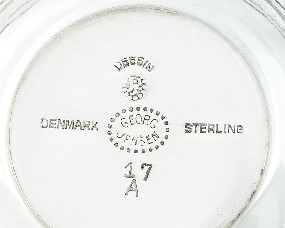 JOHAN ROHDE. Skål, sterling silver, Georg Jensen, Danmark efter 1945. Design nr 17 A.