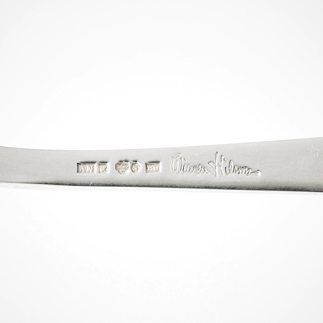WIWEN NILSSON. Bestickuppsättning, 48 delar, silver, Lund 1945.