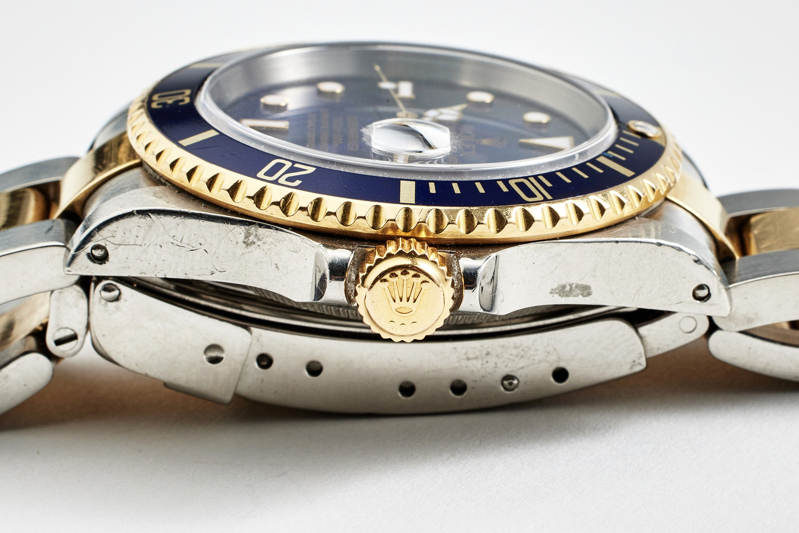 ROLEX, armbandsur, Submariner, guld/stål, ca 2000.