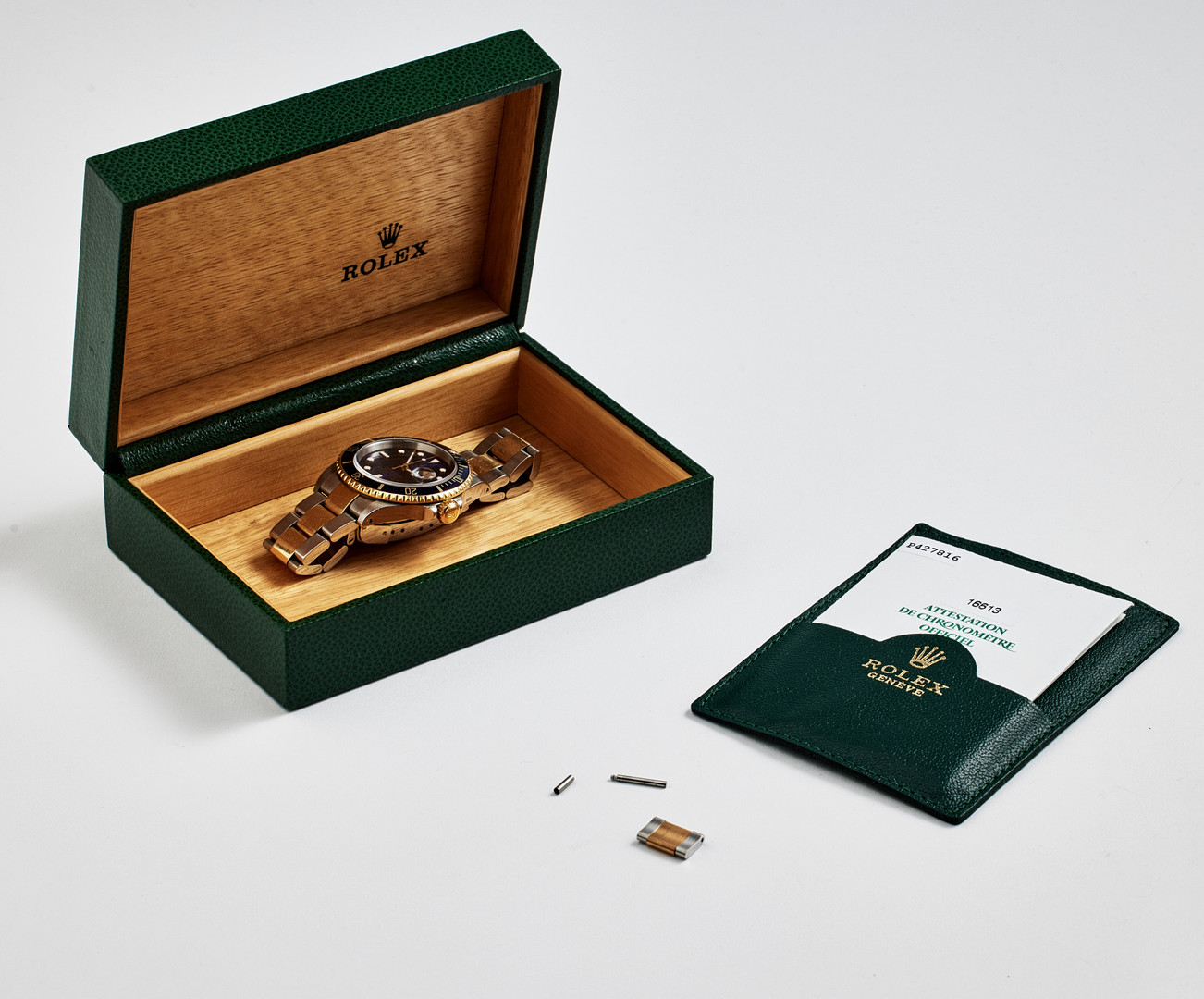 ROLEX, armbandsur, Submariner, guld/stål, ca 2000.