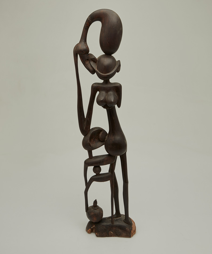 Makonde, afrikanische Figur, Holz.