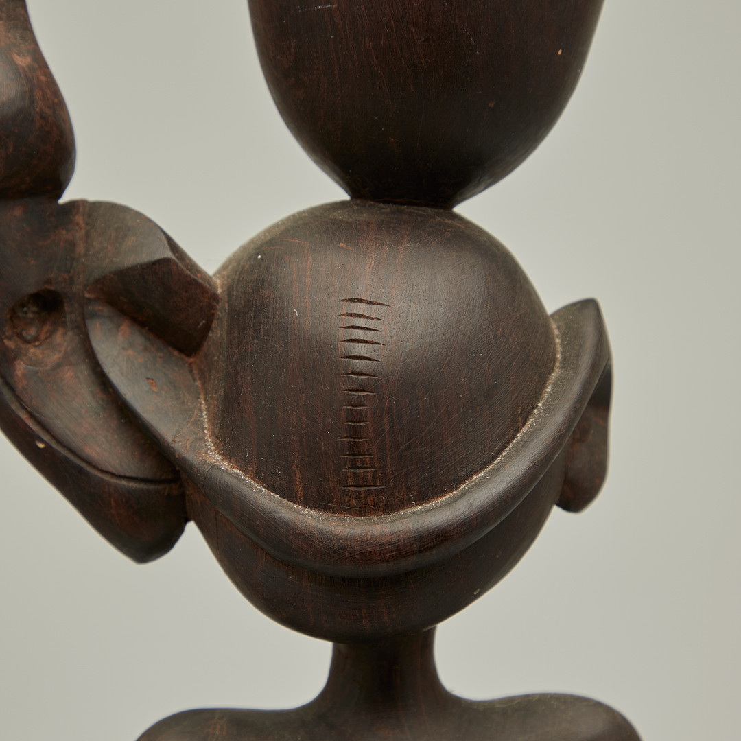Makonde, afrikanische Figur, Holz.