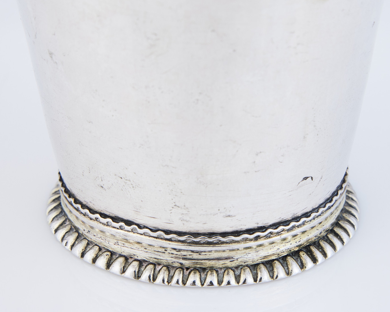 ANDERS WILHELM MALTHOW. A parcel gilt silver beaker, Stockholm 1709. Karolinsk.