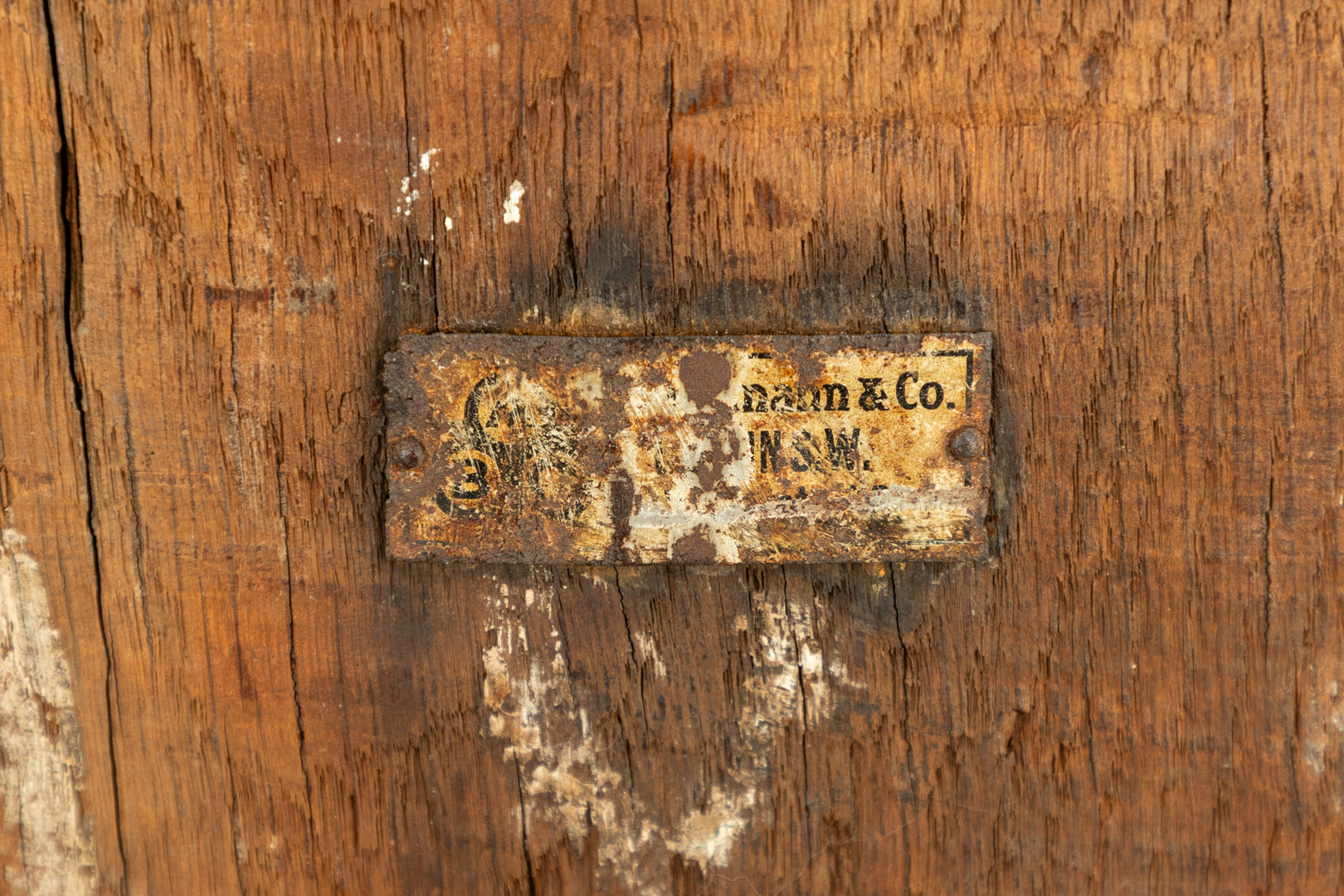 Kannenstock, 2-tlg, Eiche, Norddeutschland.