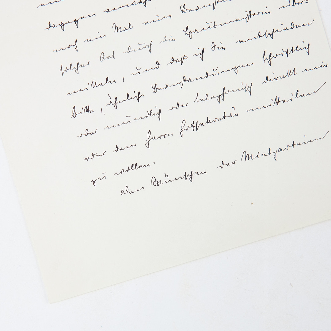 WILHELM RÖNTGEN, COLLECTION OF 6 DOCUMENTS, including signed tenancy agreement 1905.