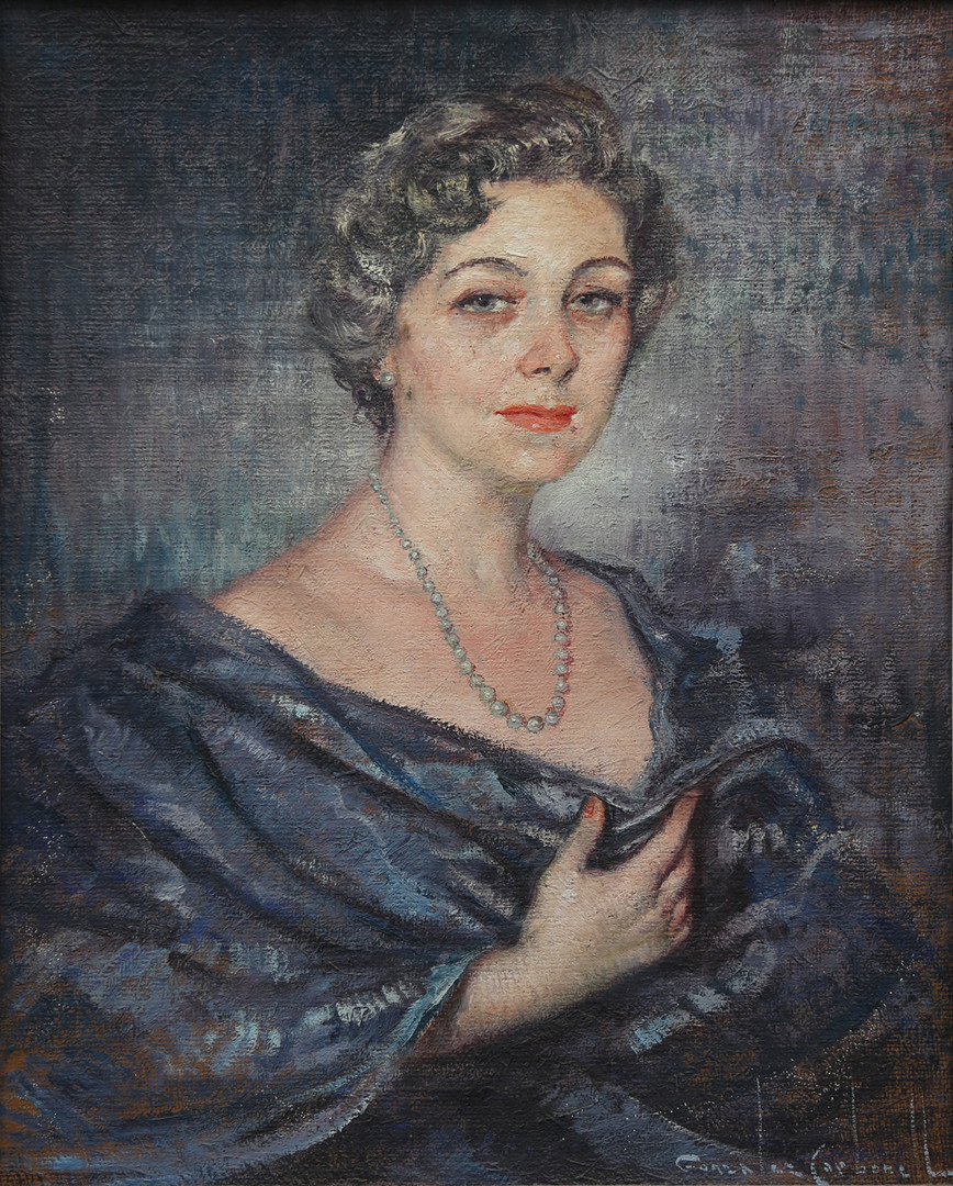 ROSENDO GONZÁLEZ CARBONELL. Female portrait.