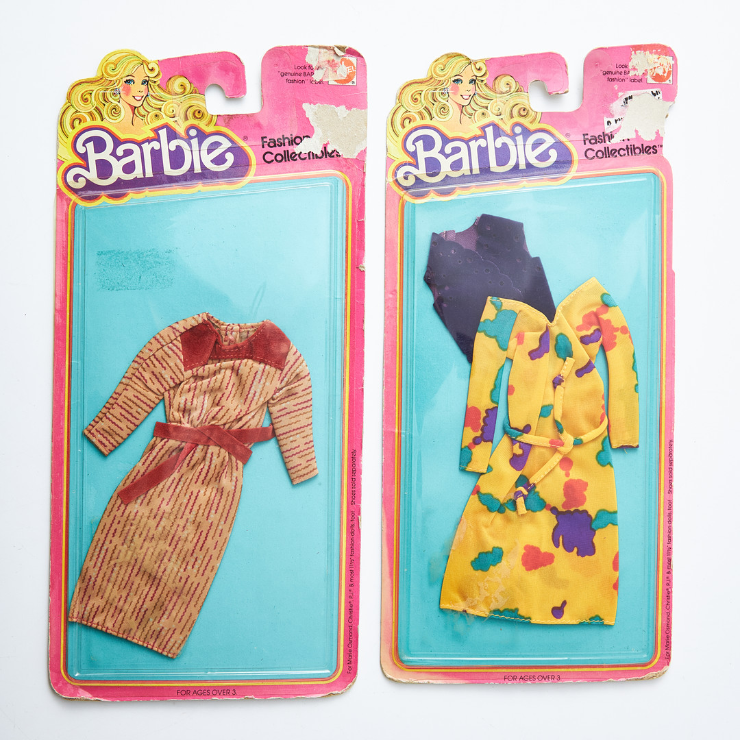 BARBIE AND HER FRIENDS, BBF+Fashion Collectibles, Outfits, (7), (1978-1980), Mattel.