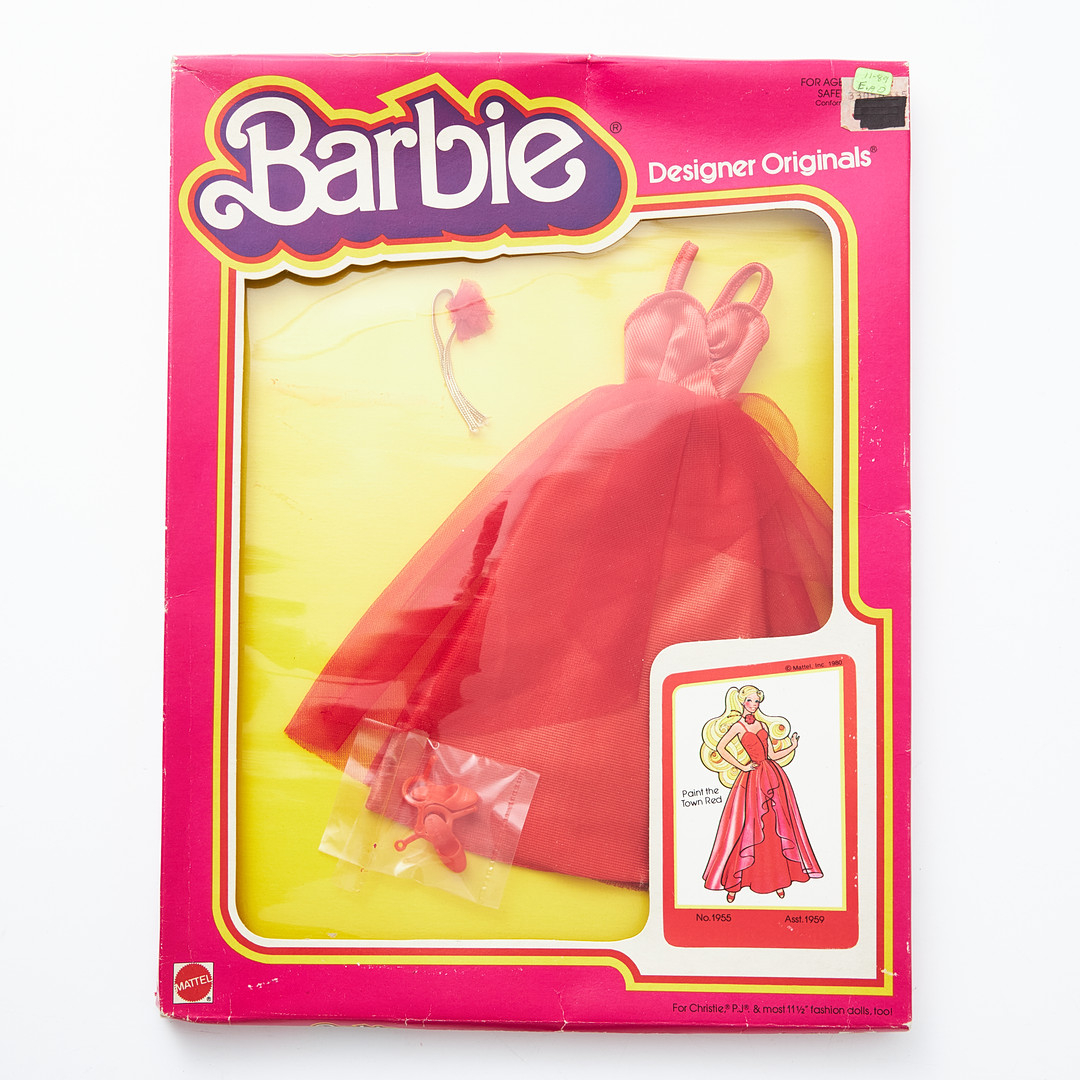 BARBIE & KEN, Designer Originals, Outfits, (2), Paint the Town Red, (1980), Mattel.
