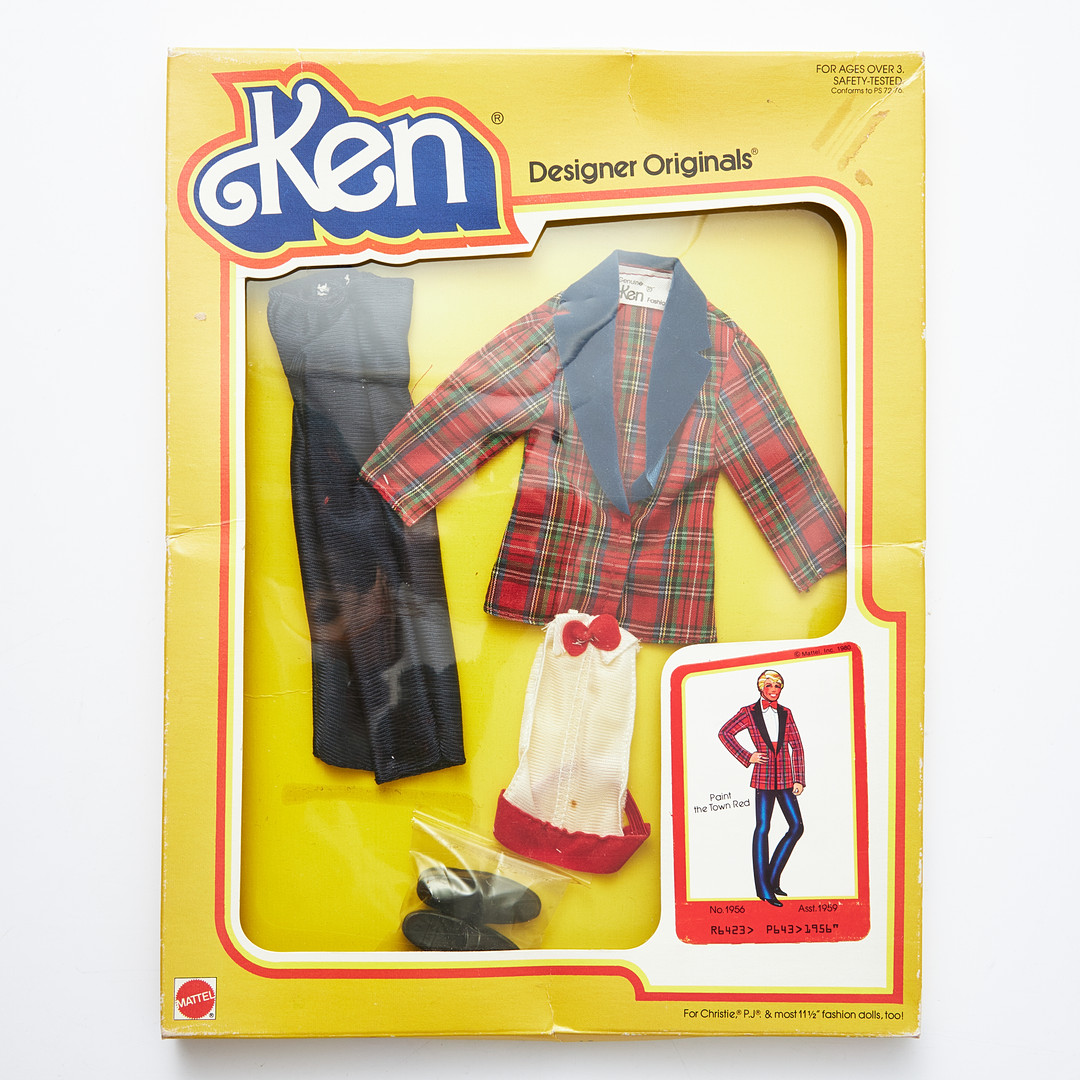 BARBIE & KEN, Designer Originals, Outfits, (2), Paint the Town Red, (1980), Mattel.