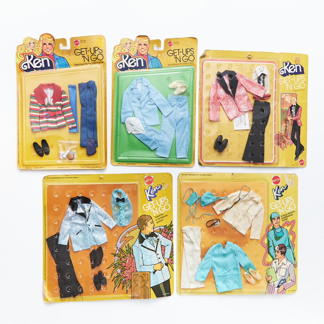KEN, GUAG Fashion Outfits, (5), #2306, #7705, #7836, #9744, #9745, (1974-1979), Mattel.