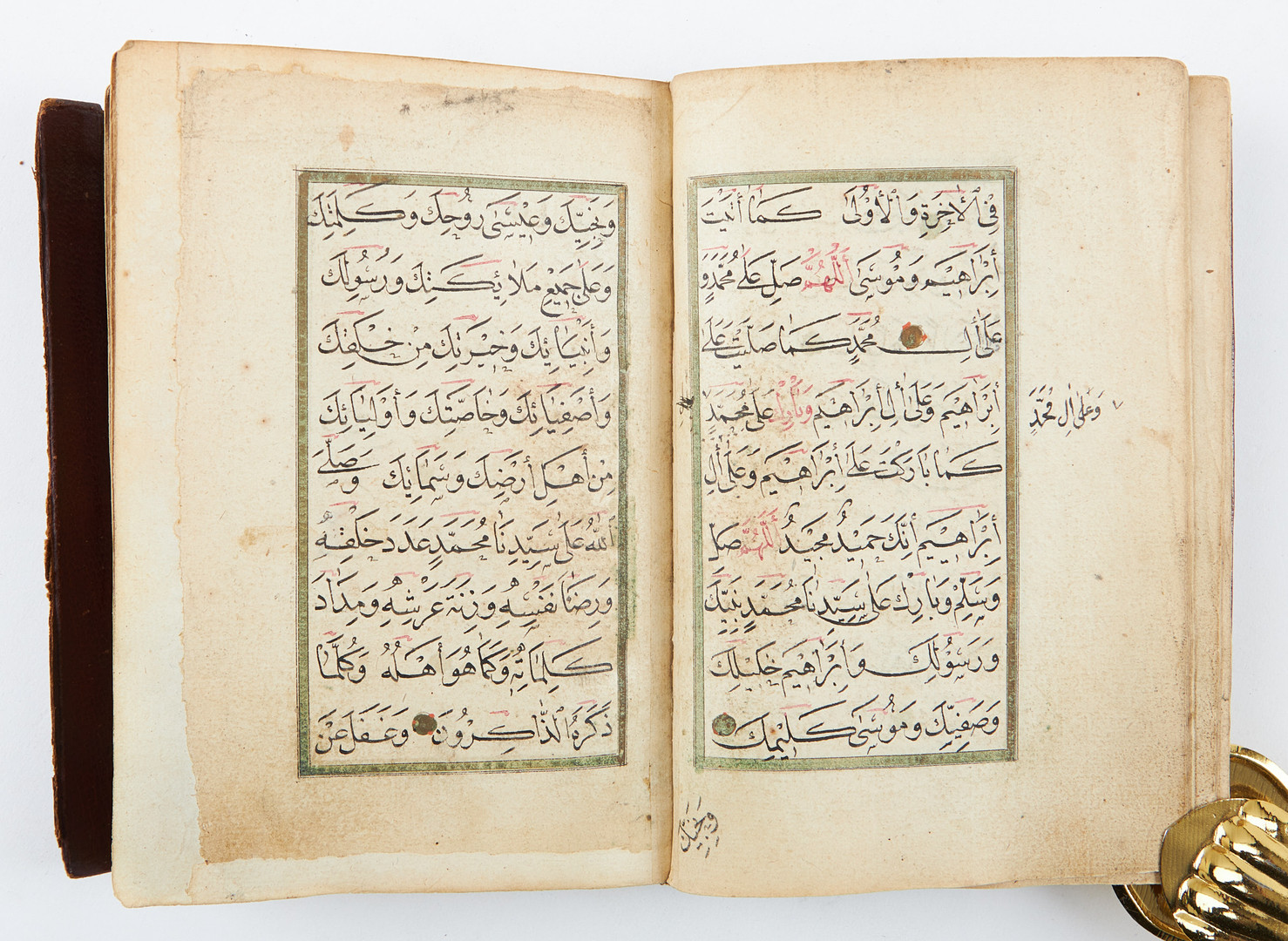 QUR'AN, MANUSCRIPT, PROBALY LATE 18TH CENTURY, with illuminations.