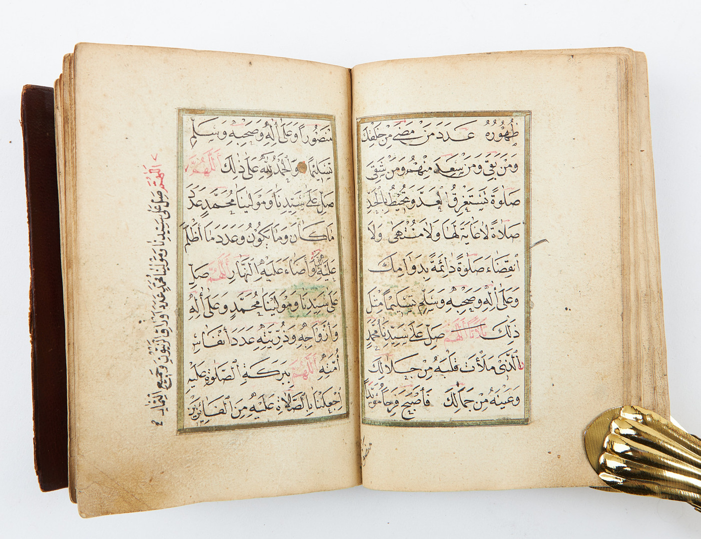 QUR'AN, MANUSCRIPT, PROBALY LATE 18TH CENTURY, with illuminations.