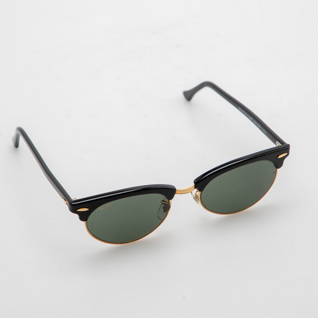 RAY BAN. Sonnenbrille, Clubmaster W1263, Bausch & Lomb, USA.