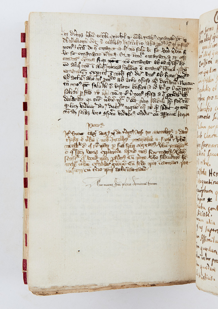 DEVOTIONAL AND CONFESSIONAL SAMMELBAND, MANUSCRIPT 15TH C.