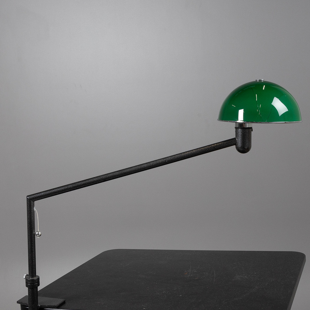 PER SUNDSTEDT. Bordslampa, Zero, för sidomontering.