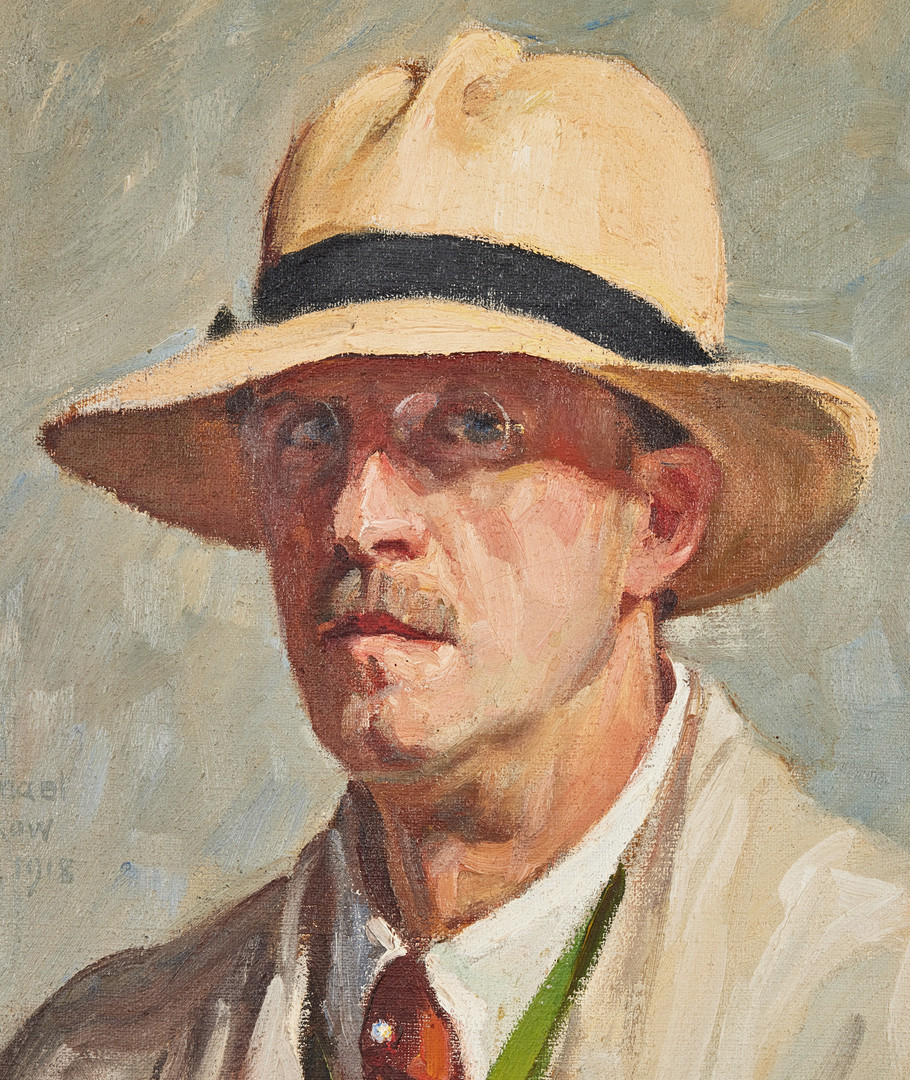 NATANAEL BESKOW. Självporträtt.