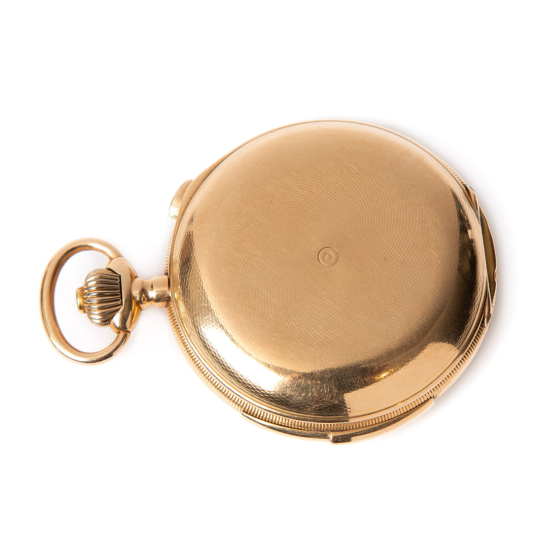 A. NICOLET. Savonette, 14K guld, ca år 1900.