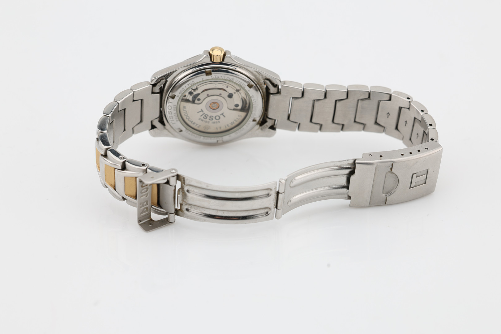 TISSOT PR100 AUTOQUARTZ, armbandsur, stål, automatiskt uppdrag/quartz, datum, 1990-tal.