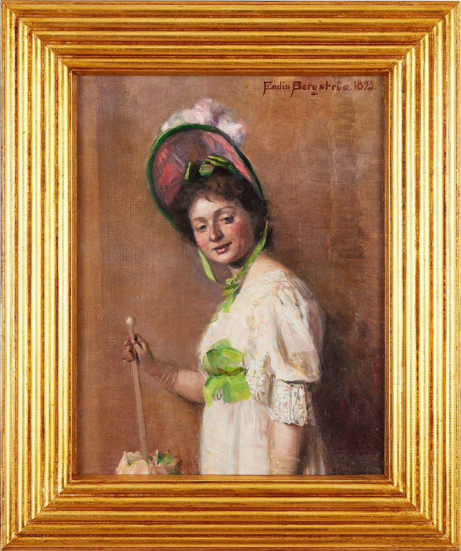 ENDIS BERGSTRÖM (1866-1950). Ung parisiska.