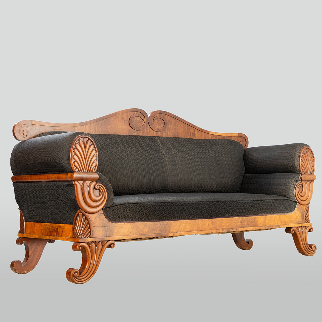 Biedermeier-Sofa, Norddeutschland, um 1830.