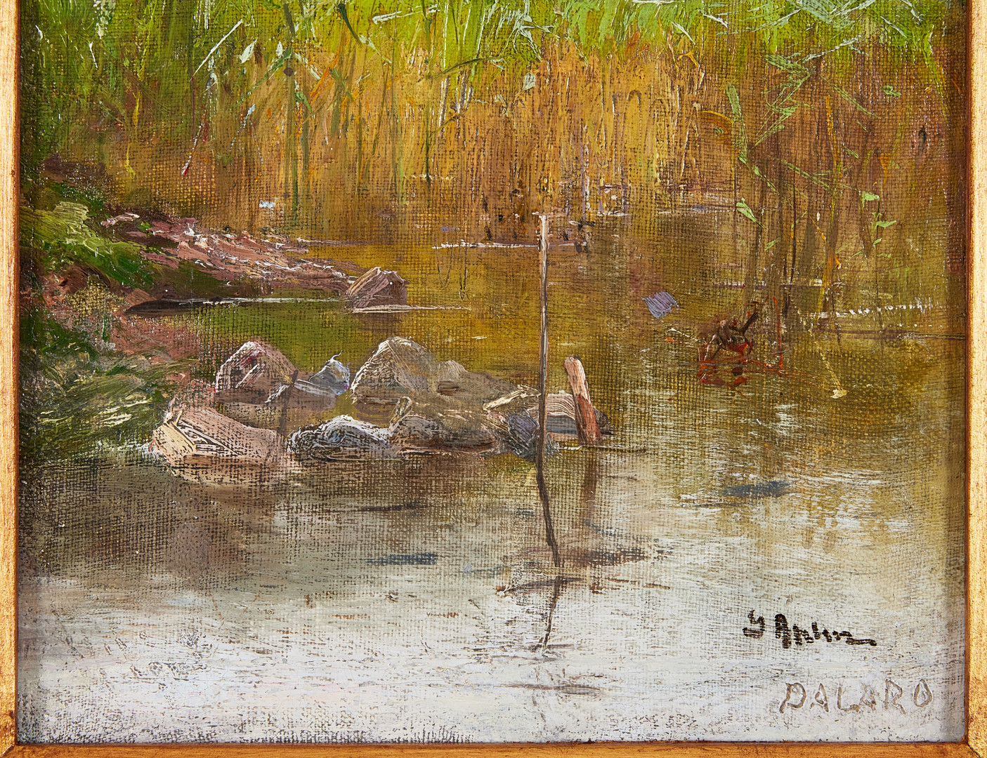 GERDA AHLM (1869-1956). Motiv från Dalarö.