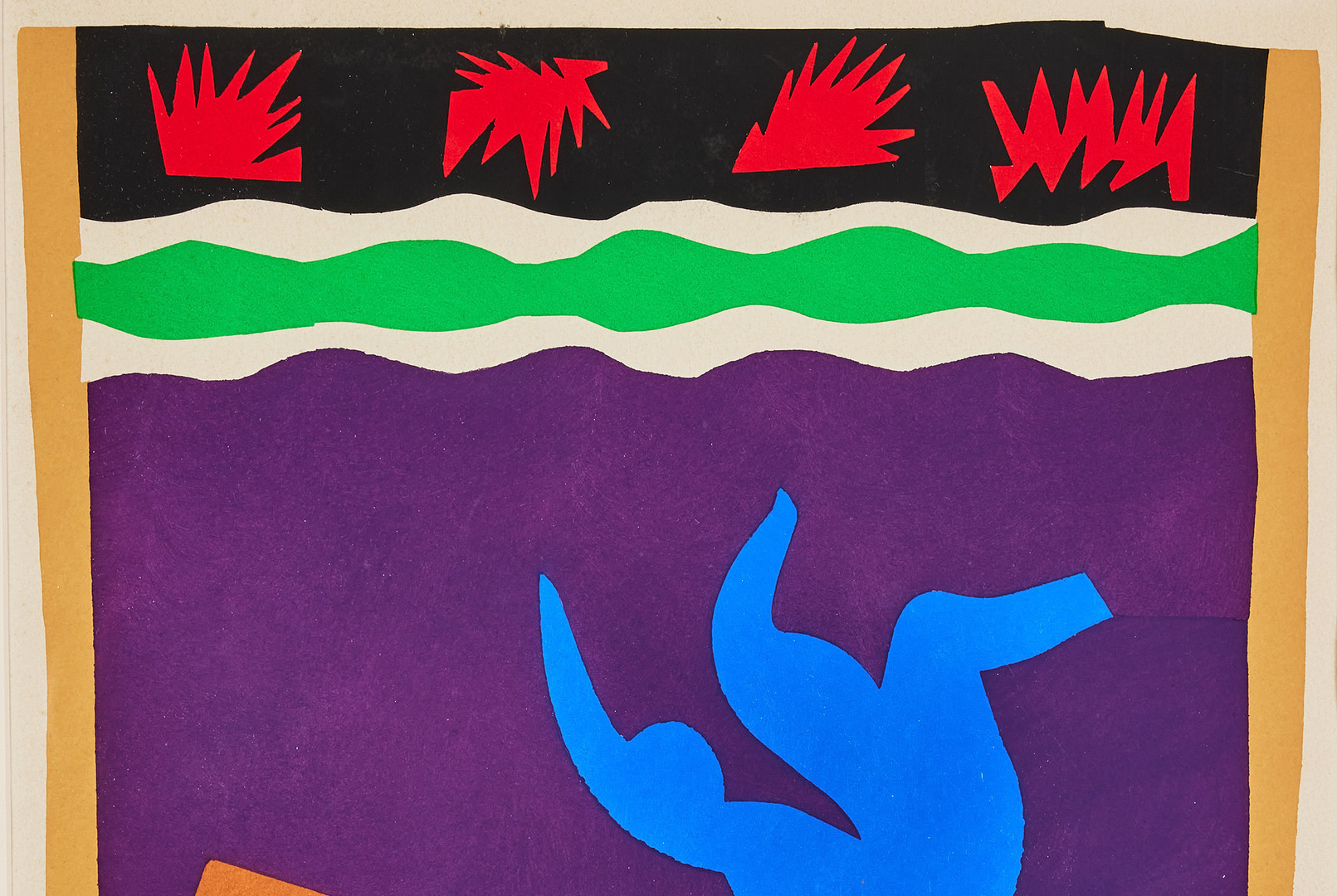 HENRI MATISSE. Pochoir i färg,