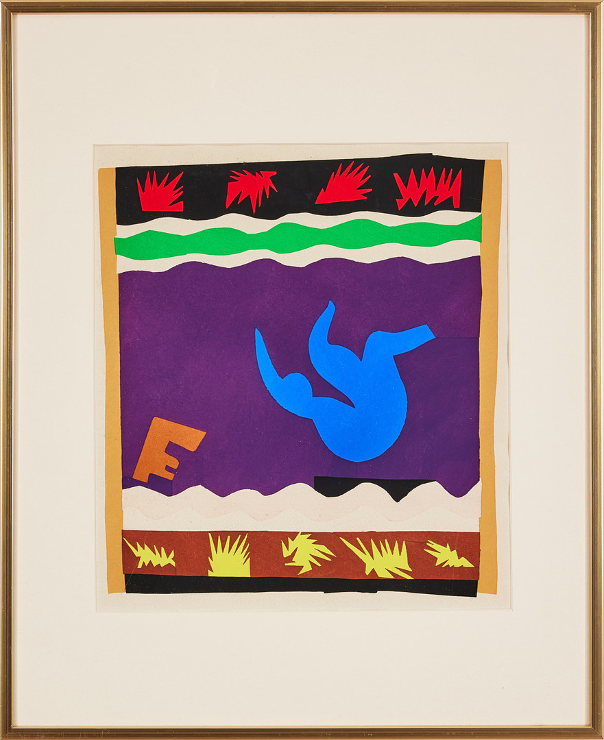 HENRI MATISSE. Pochoir i färg,