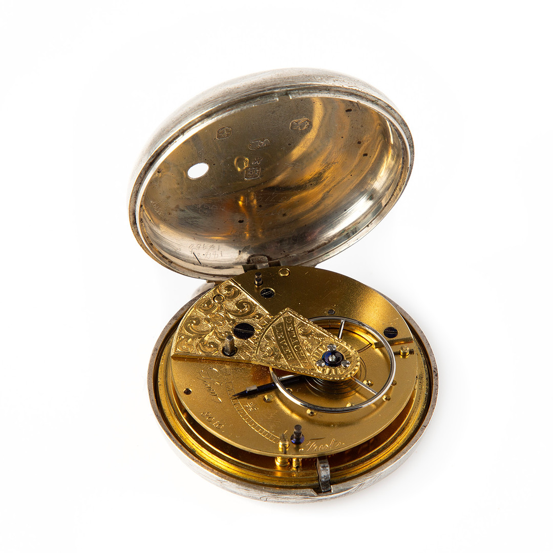 FICKUR, silver, England, 1830-tal.