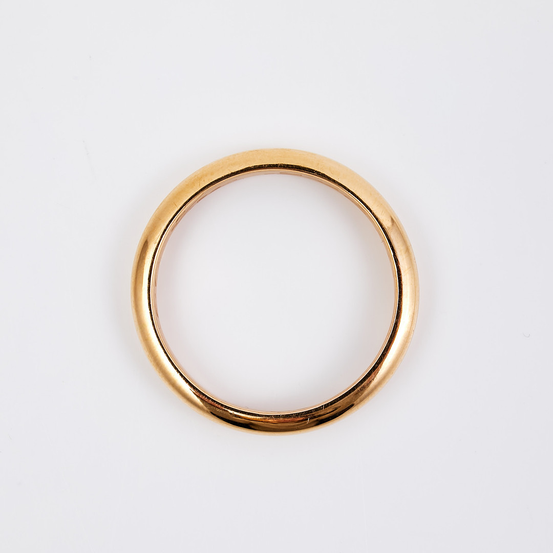 RING, 18 k guld, Olsson Fritz, Luleå, 1935.