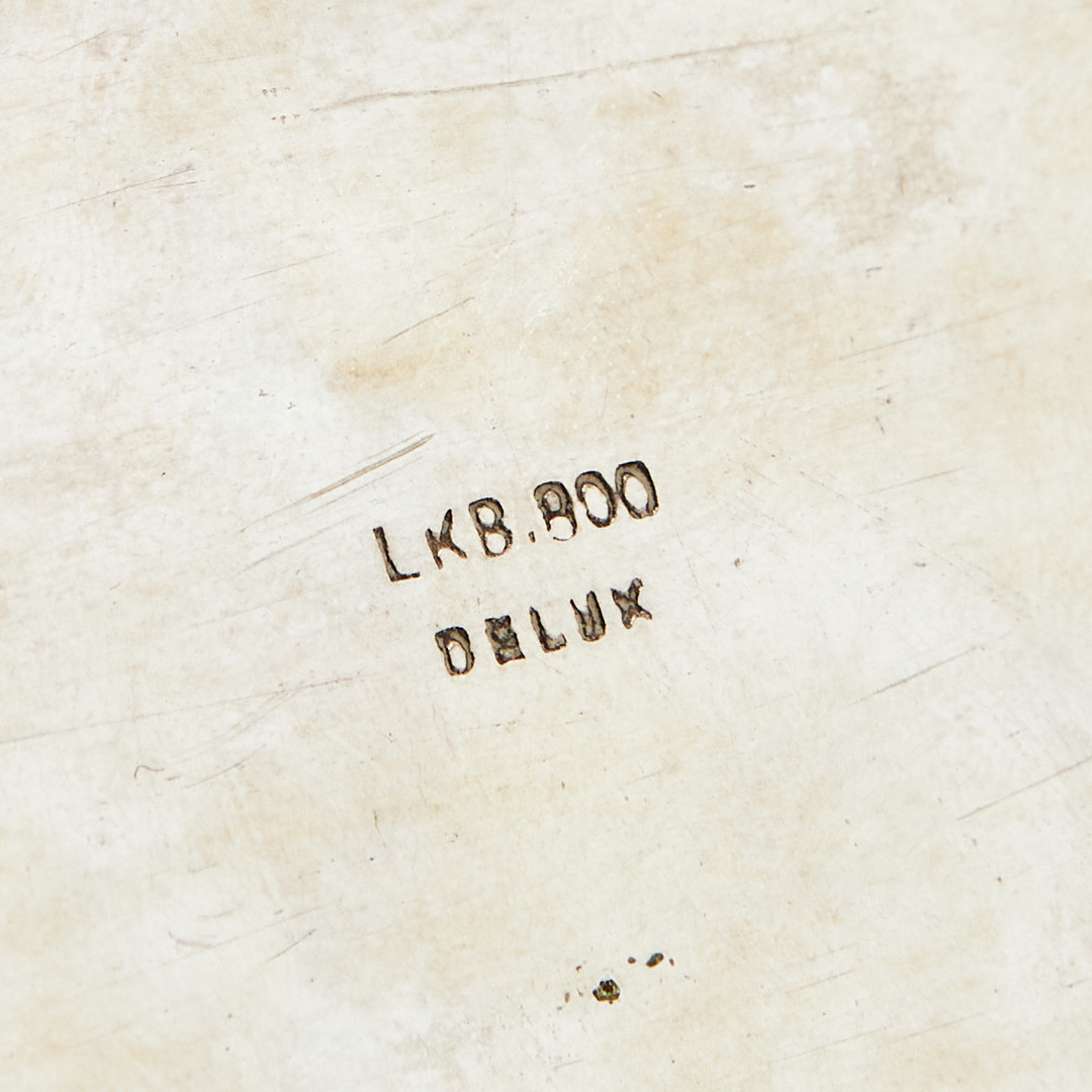ASK med lock, silver 800.