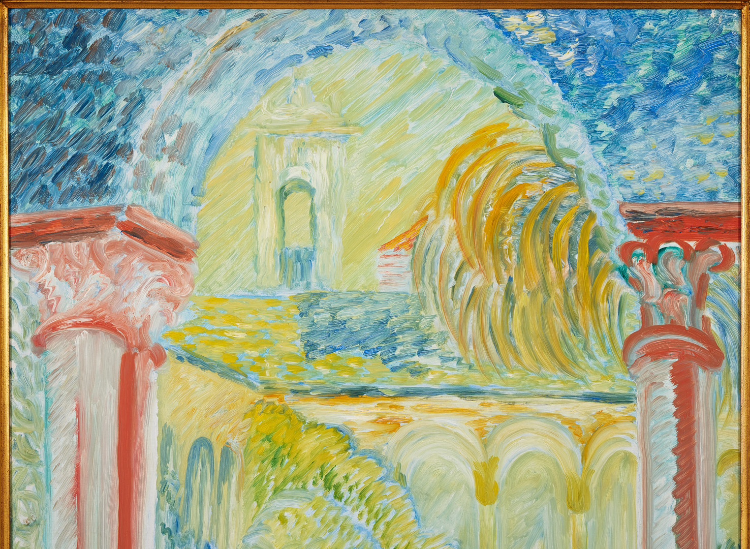 SIGRID HJERTÉN. Klosterportalen, Palermo.