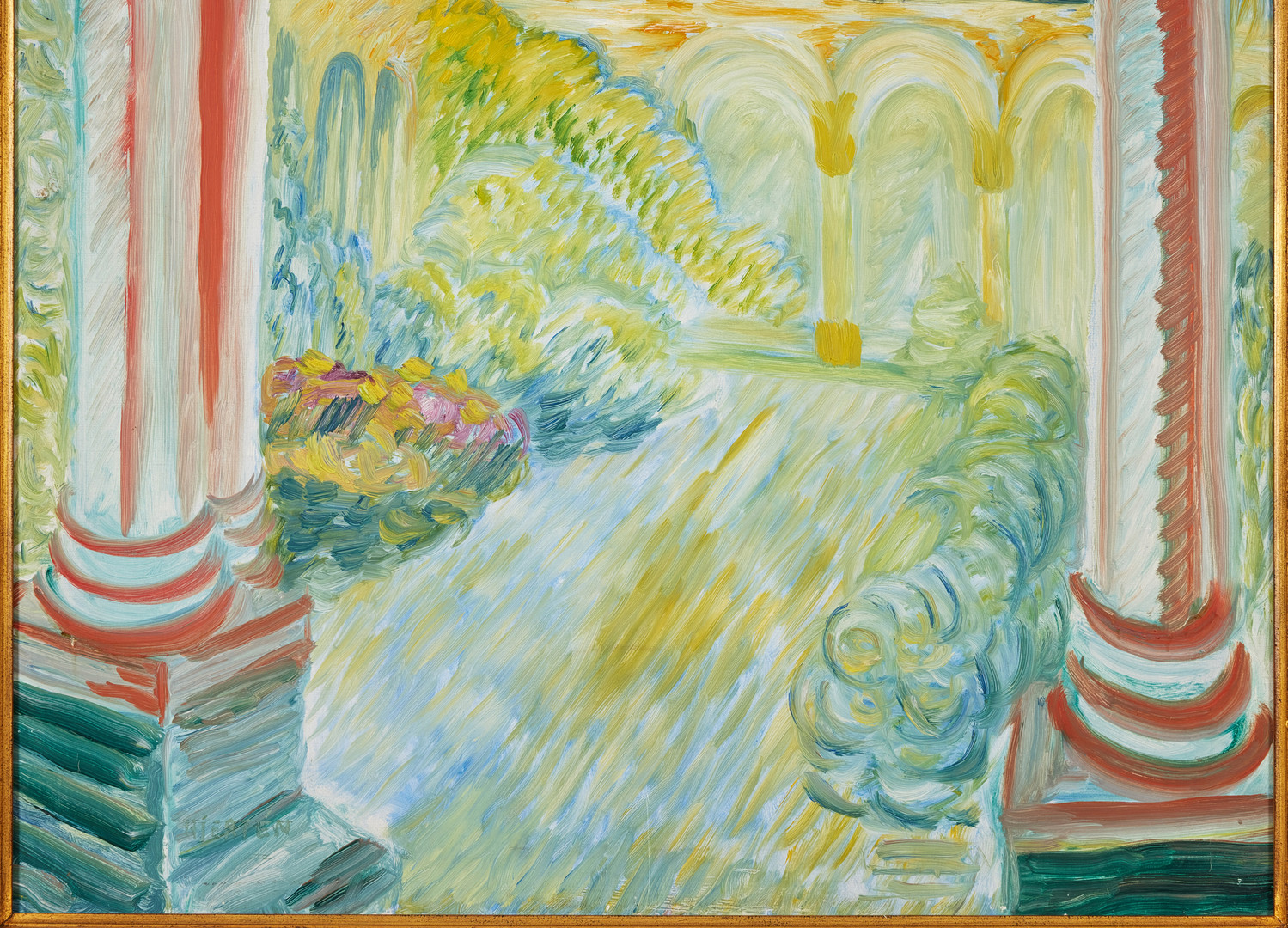 SIGRID HJERTÉN. Klosterportalen, Palermo.
