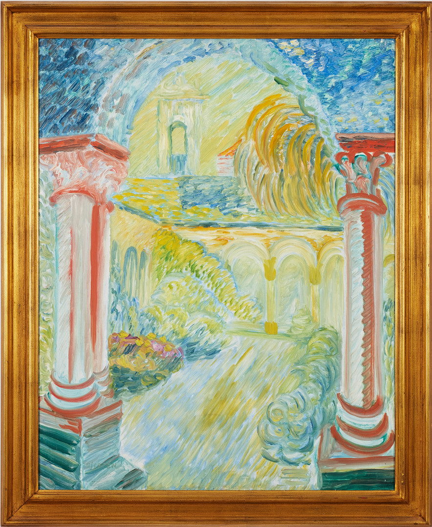 SIGRID HJERTÉN. Klosterportalen, Palermo.