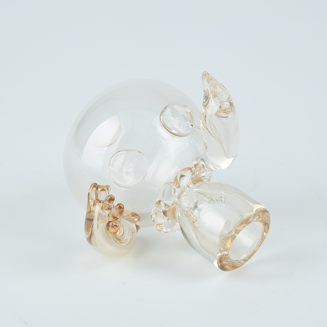 BJÖRN WECKSTRÖM. GLASSKULPTUR, 1970-talets mitt.