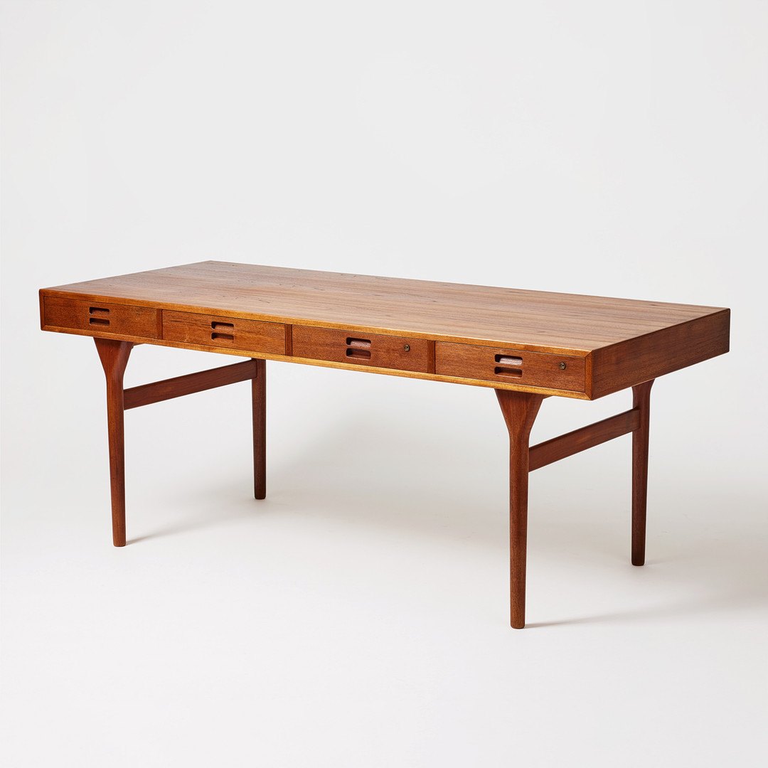NANNA DITZEL. Writing desk, Søren Willadsen, Denmark 1950s/60s, teak.