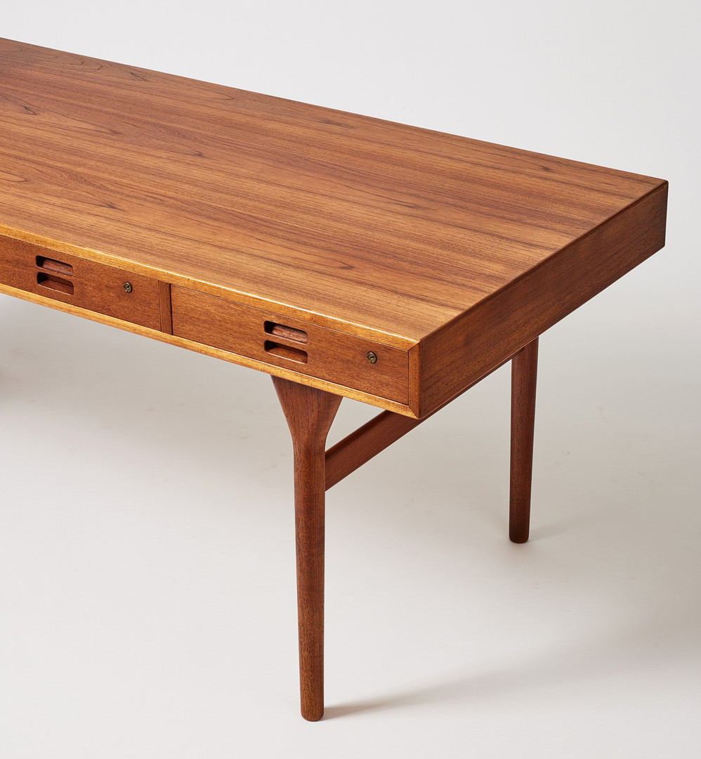 NANNA DITZEL. Writing desk, Søren Willadsen, Denmark 1950s/60s, teak.