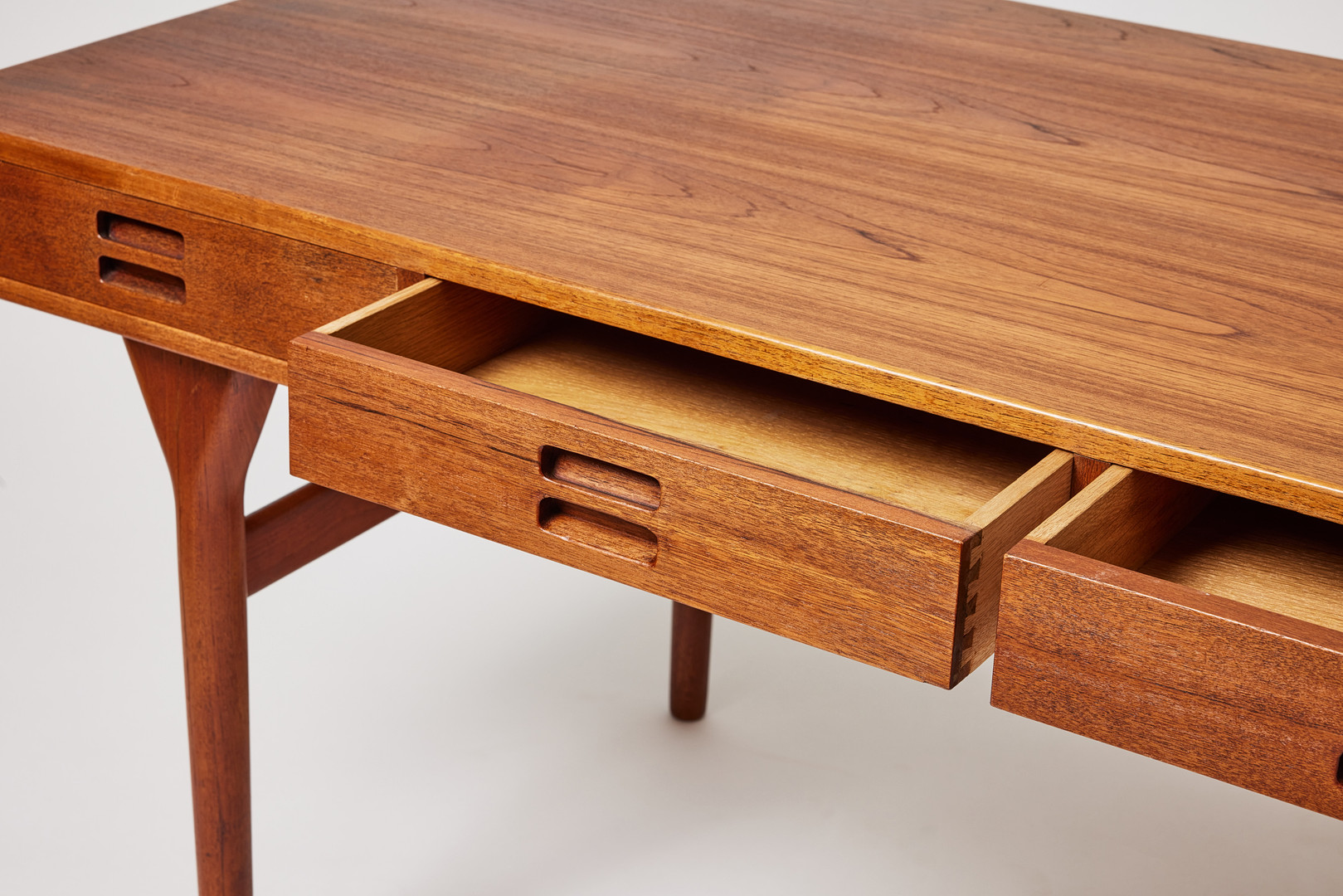 NANNA DITZEL. Writing desk, Søren Willadsen, Denmark 1950s/60s, teak.