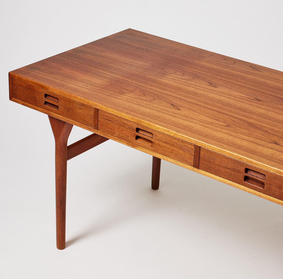 NANNA DITZEL. Writing desk, Søren Willadsen, Denmark 1950s/60s, teak.