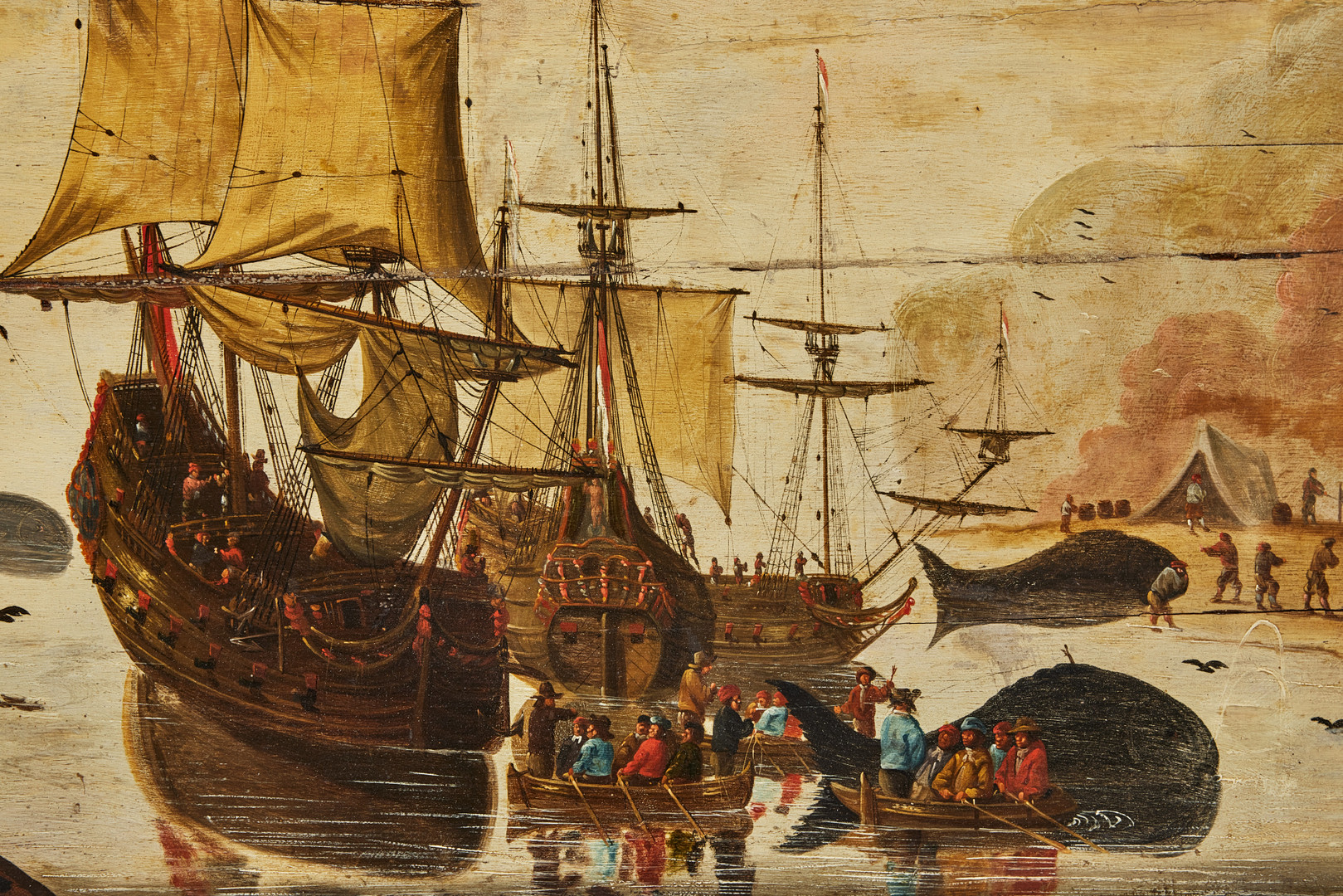 JACOB ARIE BELLEVOIS. hans krets, holländsk skola, 1600-tal, Valfångare.