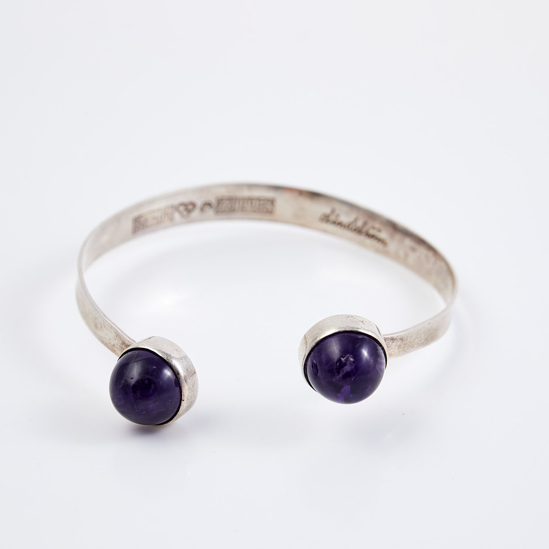 ÅKE LINDSTRÖM. Armband, sterlingsilver, Bengt Hallberg, Köping, 1974.
