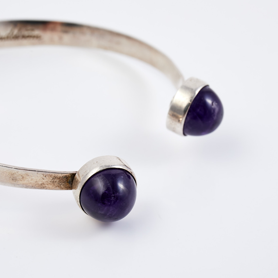 ÅKE LINDSTRÖM. Armband, sterlingsilver, Bengt Hallberg, Köping, 1974.