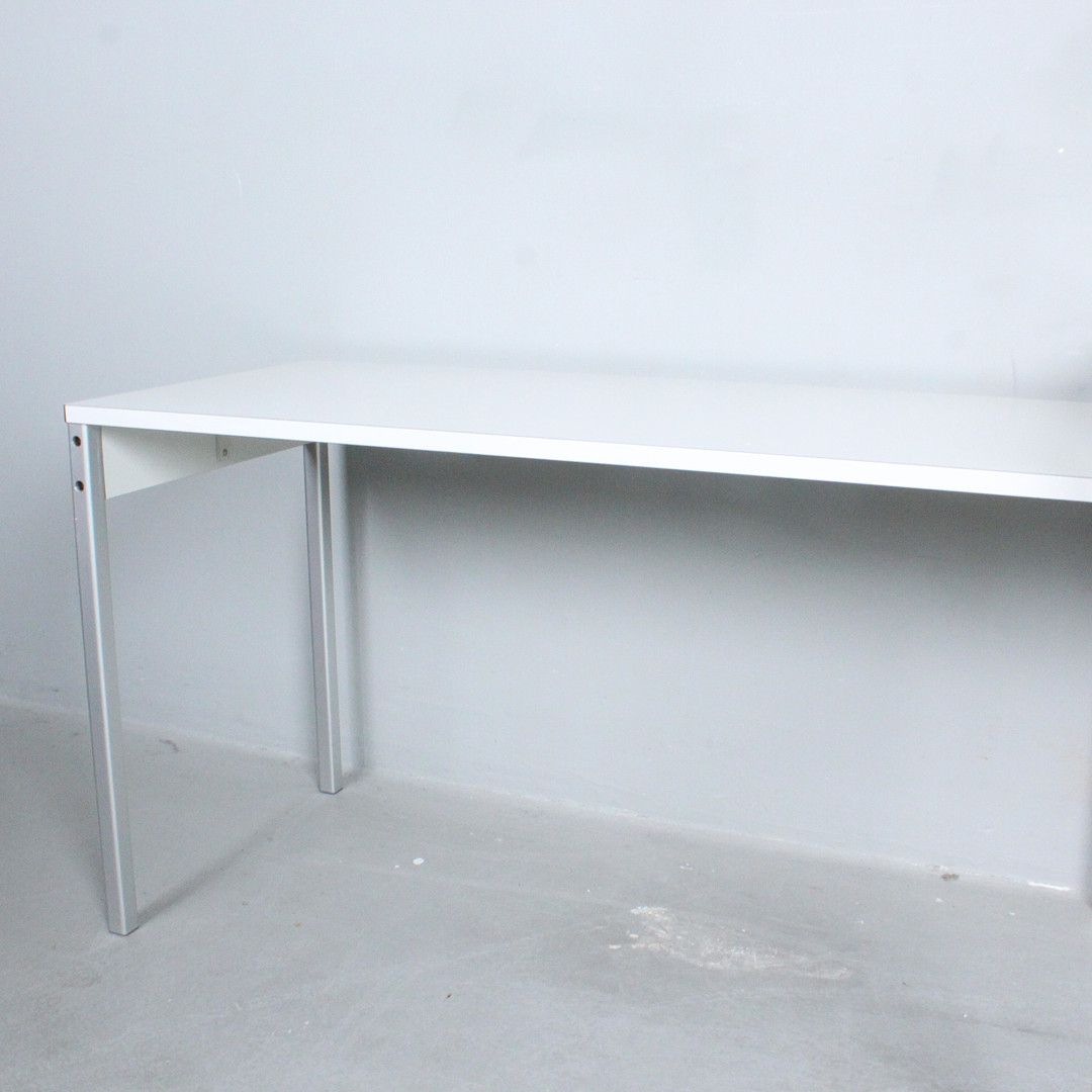 DIETER RAMS. für Vitsoe, Schreibtisch mit Erweiterung der 1960er, Modell RZ 57.
