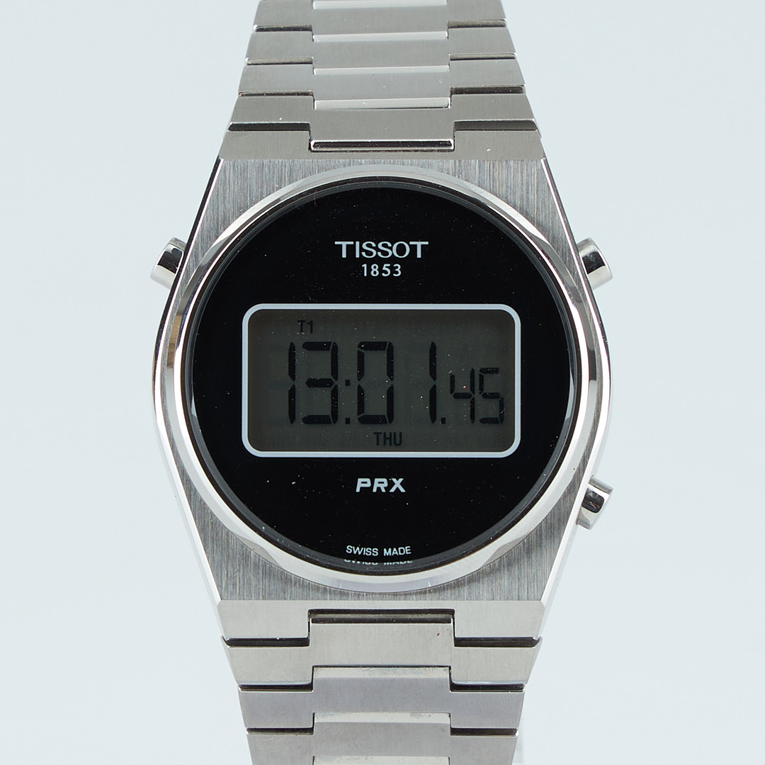 TISSOT, PRX, 35 mm, stål, quartz, mineralglas.