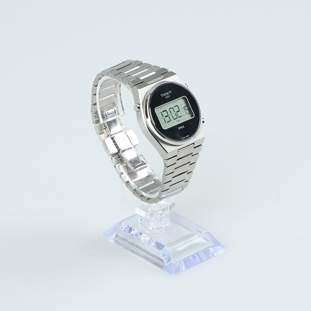 TISSOT, PRX, 35 mm, stål, quartz, mineralglas.