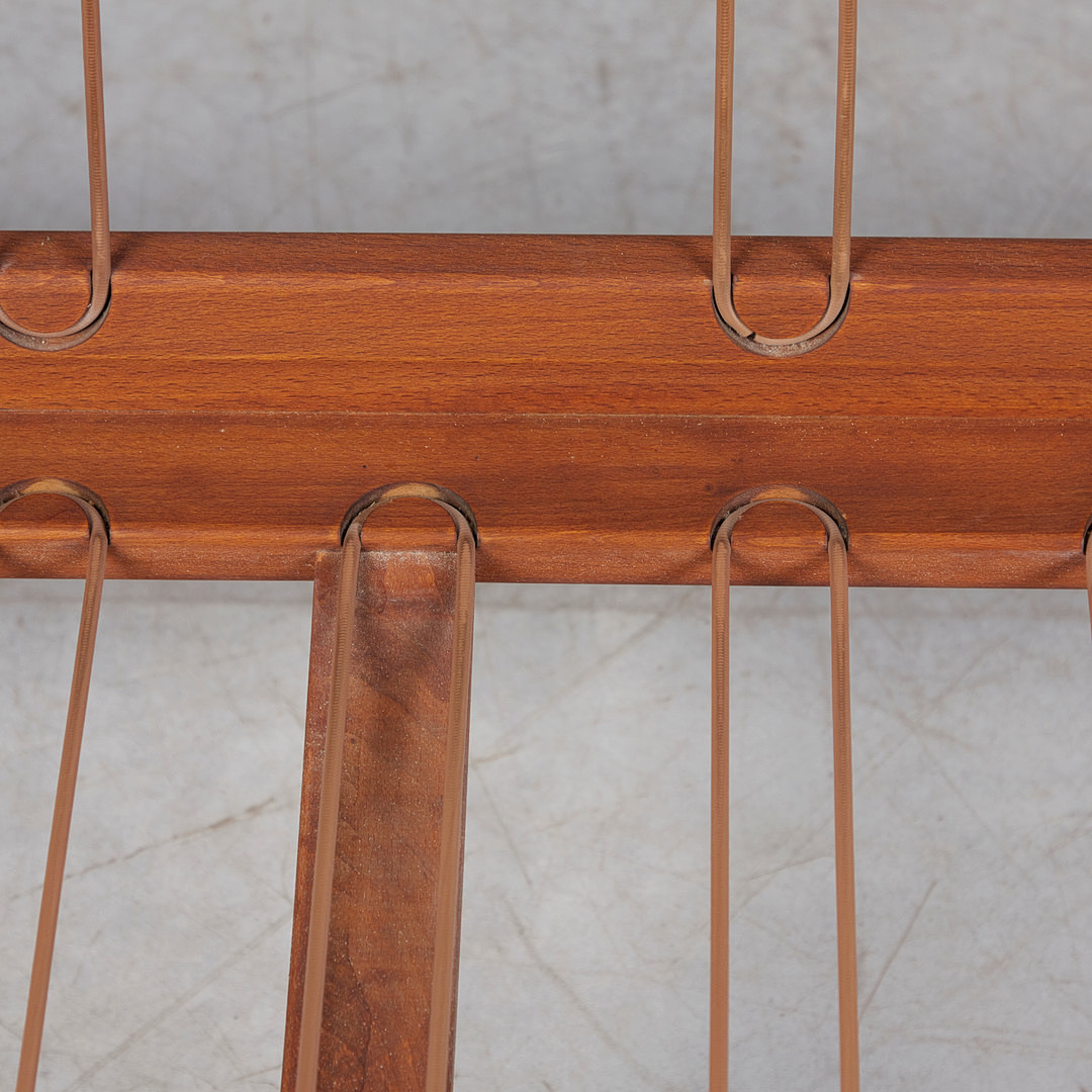 GRETE JALK. für France & Daverkosen, Dreisitzer-Sofa, Teak, Wolle, 1960er Jahre, Dänemark.